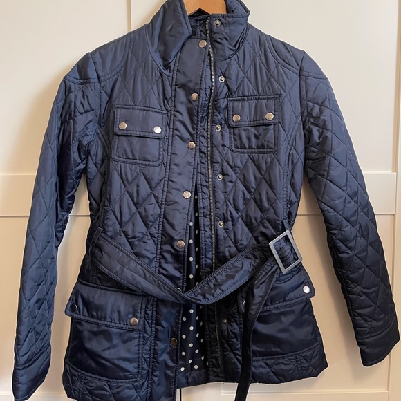 Banana Republic quilted jacket with belt XS PETITE - Picture 3 of 5